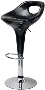 Стул барный N-7 Malibu черный глянец
