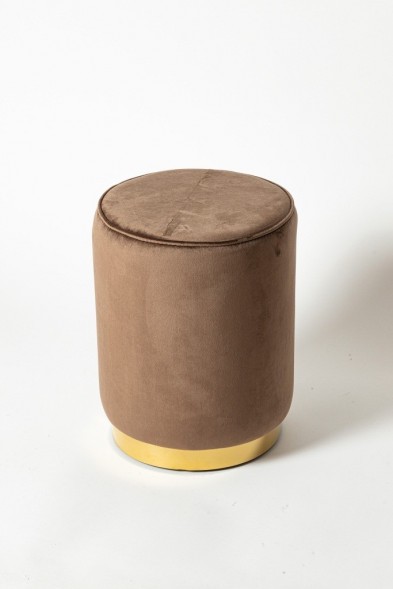 Пуф Shell с круглым основание цвет золото