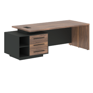 Стол руководителя с тумбой VRCT 2390(L) 2300х900х750 VE