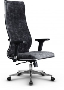 Кресло офисное Metta L (хром пр. сеч.) велюр