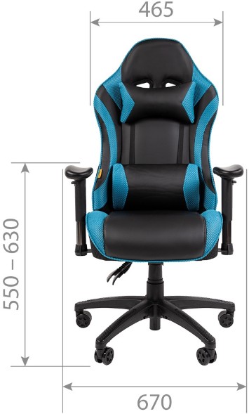 Кресло геймерское CHAIRMAN GAME CH43