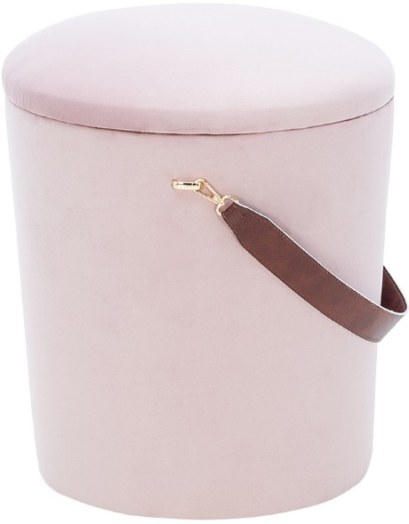 Пуф Leset Бакет бежево-розовый