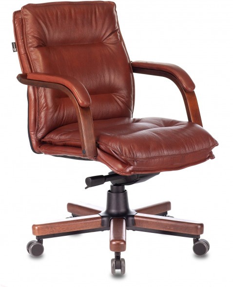 Кресло руководителя Бюрократ T-9927WALNUT-LOW