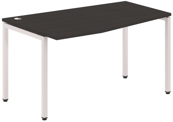 Стол эргономичный XSCT 149(L) Дуб Юкон Модерн/Алюминий 1400х700/900х750 XTEN-S