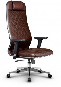 Кресло офисное Metta L NewLeather (хром пр. сеч.)