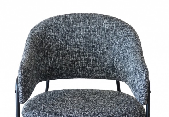 Стул Felix черно-белый твид