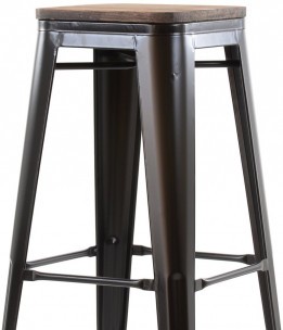 Стул Tolix Wood барный