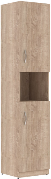 Шкаф колонка с 2-мя глухими малыми дверьми SR-5U.4(R) Дуб Сонома светлый 386х375х1815