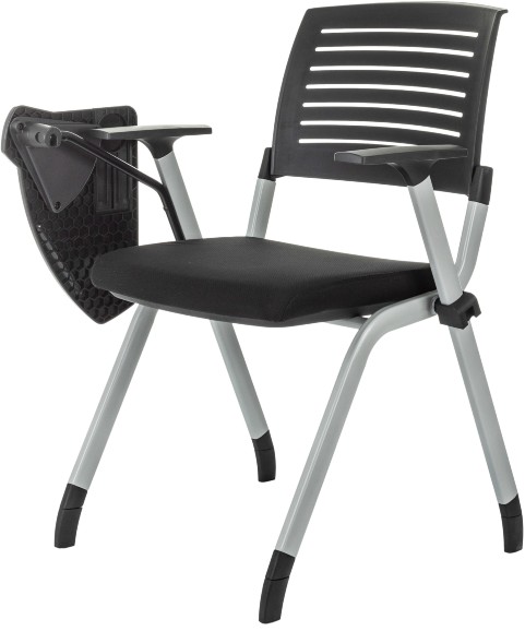 Стул Бюрократ X-Click-PP черный со столиком на ножках металл серый