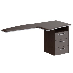 Брифинг-приставка с тумбой DB 1880.A(R) 1800х800х750 DIONI