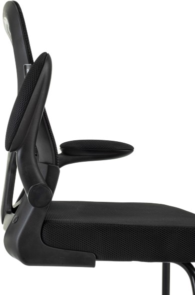 Кресло Бюрократ MC-109 черный TW-01 TW-11 сетка/ткань полозья металл черный