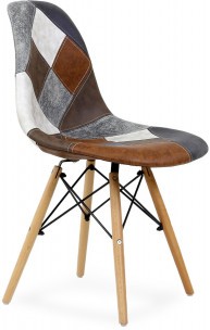 Стул Style Patchwork коричневый мультиколор 