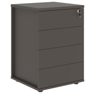 Тумба приставная ELC-4D.A Дуб Денвер светлый 520х490х750 EDIS