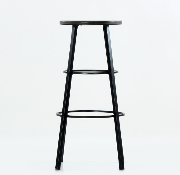 Кресло барное Barneo N-303 шпон ясень