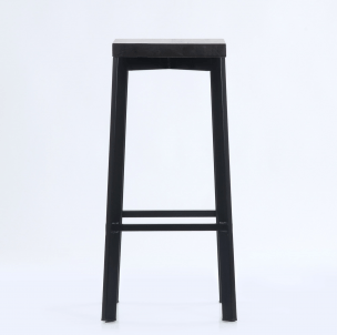 Кресло барное Barneo N-309 Дежавю шпон массив